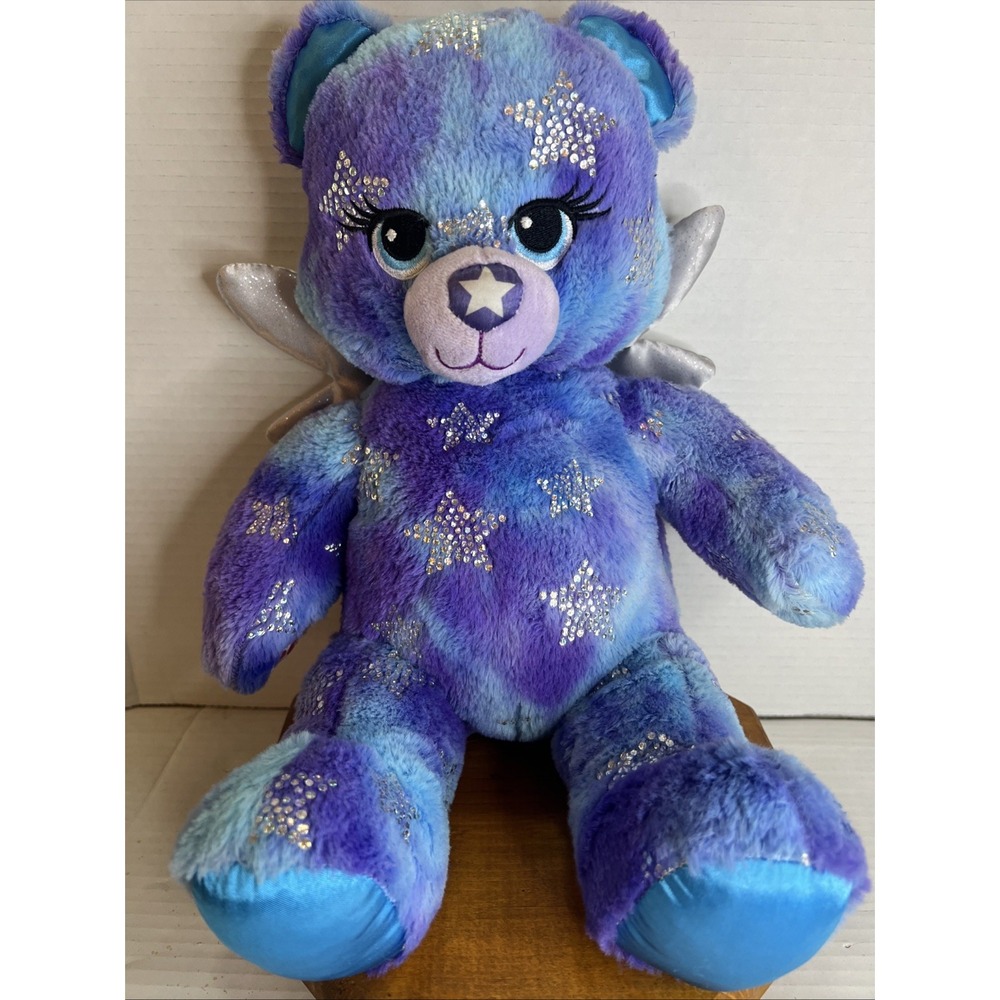 Starbright Fairy‎ Build A Bear Tie Dye Purple Stars Plush Toy BAB Not Working
